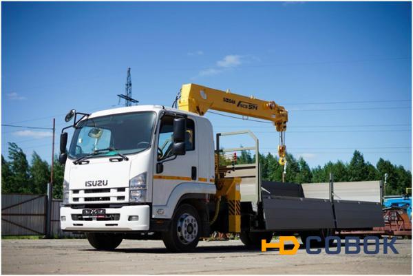 Фото Isuzu FSR34UL-PCUN + КМУ SCS514 Std (борт алюминий 6500-2550-600)