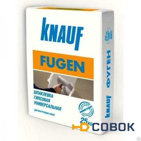 Фото Штукатурка "Фуген" гипсовая Кнауф 25 кг Knauf