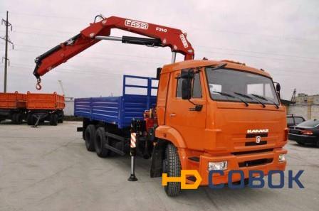 Фото КАМАЗ-65111 с манипулятором Fassi F175A.22