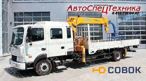 Фото Hyundai HD-120 Double Cab с манипулятором Soosan SCS 736