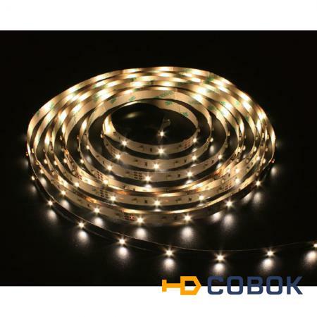 Фото Лента светодиод. белый 5м/уп 9.6W/m 3528 (10mm) 120LED/м IP22 теплый LS612 Feron