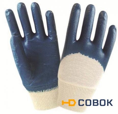 Фото Перчатки нитриловые с покрытием "Лайт" blue
