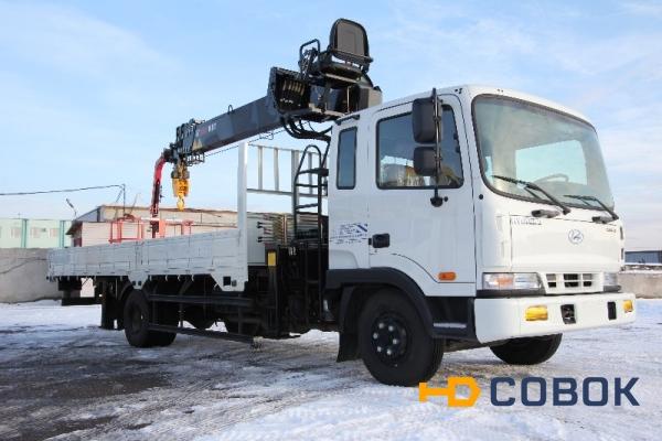 Фото Кран-манипулятор (КМУ) HIAB 160T (Хиаб) на базе Hyundai HD120 (Хендай)