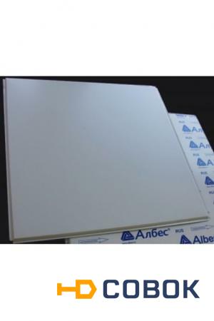Фото Потолок кассетный Албес AP600A6/45°/Т-24-сталь белый матовый