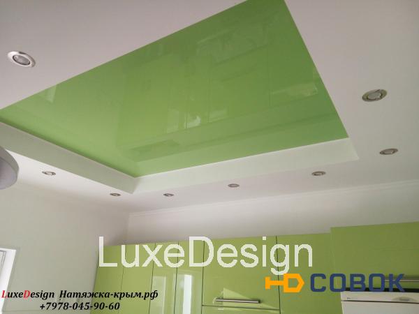 Фото Европейские натяжные потолки на кухне LuxeDesign