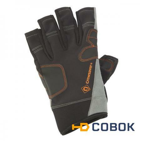 Фото CrewSaver Перчатки короткие чёрные CrewSaver Phase2 Short Finger Glove 6928-S 170 x 100 мм