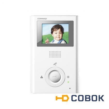 Фото Commax CDV-35HM белый Coordinate цветной видеодомофон hands-free на 2 камеры с памятью на 128 кадров.
