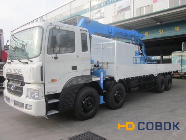 Фото Продается крановая установка Kanglim KS5206 (15 тонн) на базе грузовика Hyundai HD320 25 тонн(8x4) 2012 года .