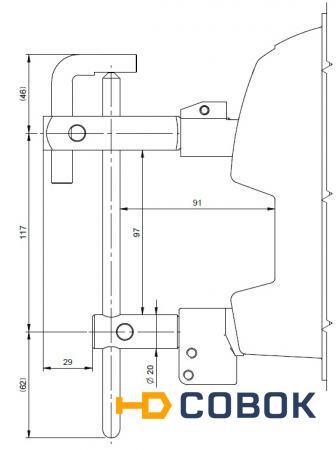 Фото Комплект плеч с электродами 10мм TECNA 7510