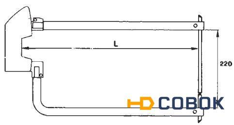 Фото Комплект плеч 500мм с электродами 12мм TECNA 7407