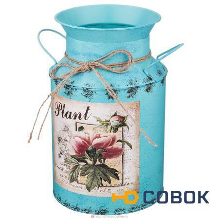 Фото Кашпо-вазон с ручками botanica 21,5х12 см