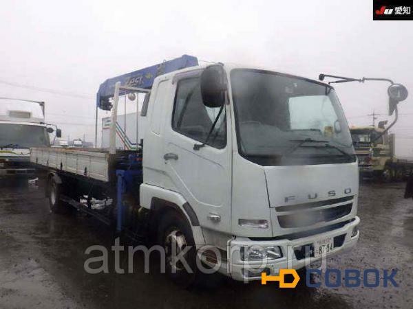 Фото Манипулятор бортовой MITSUBISHI FUSO 2010 с КМУ Tadano борт 2,1 тн стрела более 3-х тн 12 м пробег 62 т.км