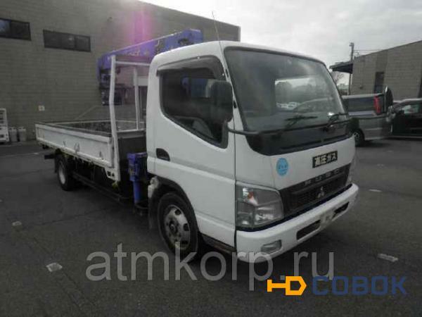 Фото Манипулятор бортовой MITSUBISHI CANTER кузов FE83DY гв 2010 груз 3,5 тн КМУ 3 тн стрела 10 м пробег 235 т.км