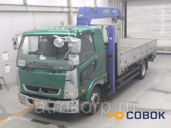 Фото Манипулятор бортовой MITSUBISHI FUSO гв 2014 с КМУ Tadano ECO TM-ZE 365 SL стрела 3,6 тн 12 м пробег 17 т.км