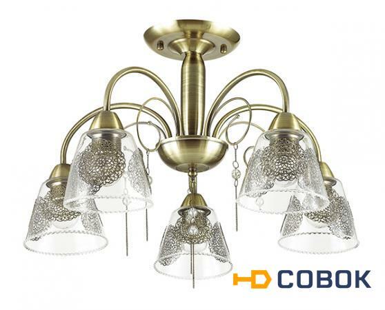 Фото Люстры PRORAB Люстра LUMION 3289/5C LN17000 5х40W Hortensa