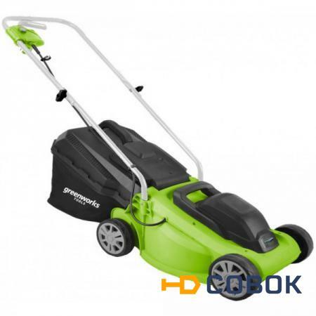 Фото Газонокосилка GREENWORKS GLM 1232 колесная 2502207