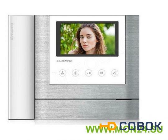 Фото CDV-43MH Metalo (белый): Монитор домофона цветной