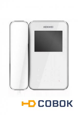 Фото Kenwei KW-E350C белый - белый монитор видеодомофона 