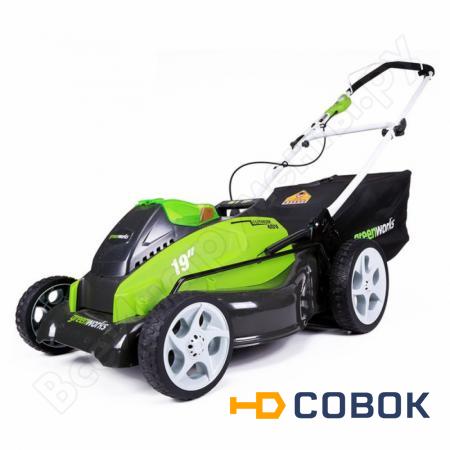 Фото Аккумуляторная газонокосилка Greenworks G40LM45 2500107