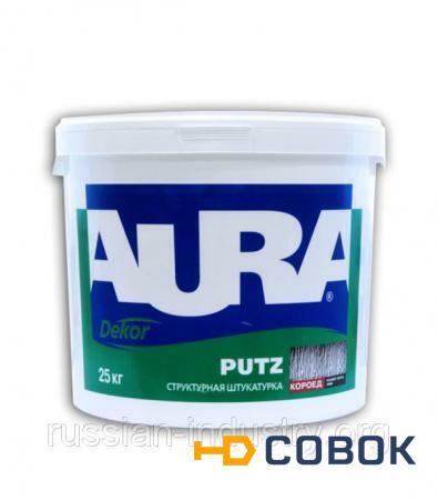 Фото Структурная штукатурка Aura Putz короед фракция 2.0 мм 25 кг