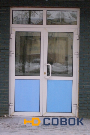 Фото Алюминиевые двери производство