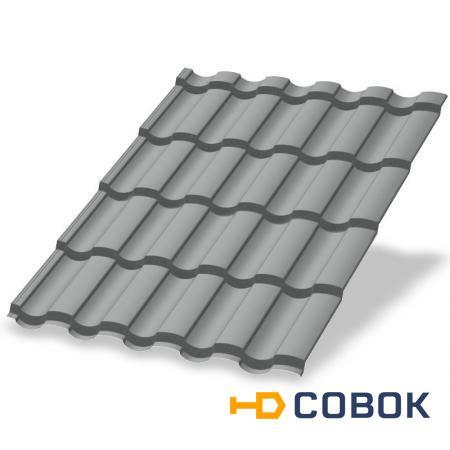 Фото Металл Профиль Металлочерепица МП Монтекристо-SL NormanMP (ПЭ-01-9006-0.5)