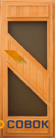 Фото Двери деревянные для бани и сауны