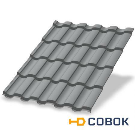 Фото Металл Профиль Металлочерепица МП Монтекристо-SL NormanMP (ПЭ-01-7004-0.5)