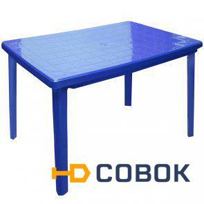 Фото Столы для дачи PRORAB Стол прямоугольный 1200х850х750мм синий М2598