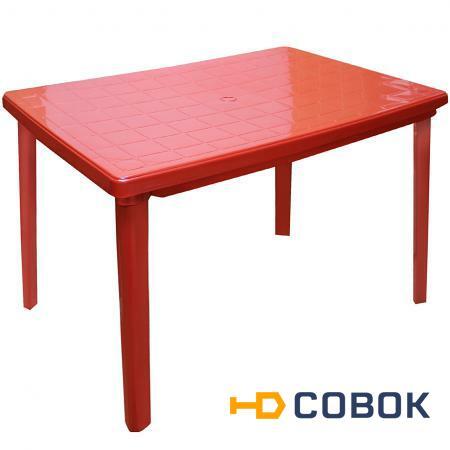 Фото Столы для дачи PRORAB Стол прямоугольный 1200х850х750мм красный (М2599)