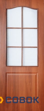 Фото Ламинированные двери со стеклом Классик