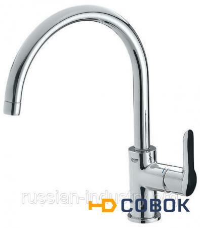 Фото Смеситель для кухни GROHE BauEdge 31367000 DN15 с высоким поворотным изливом