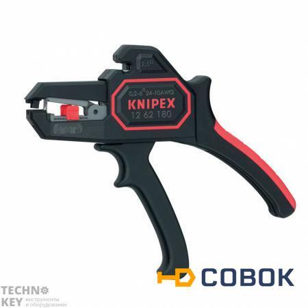 Фото Автоматический инструмент для удаления изоляции KNIPEX 12 62 180 KN-1262180