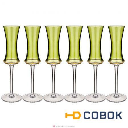 Фото Набор из 6-ти бокалов для шампанского тоскана 130 мл серия muza color
