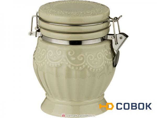 Фото Банка для сыпучих продуктов гриджио 11х11х13,5 см,