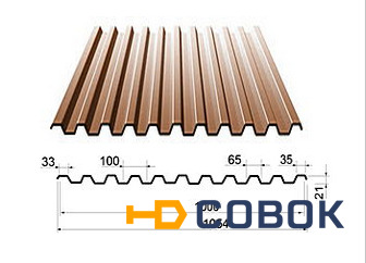 Фото Профнастил С21-1000 (Для кровли