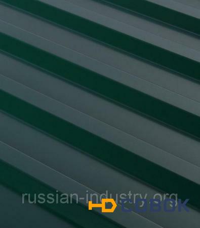Фото Профнастил С20 1,15х2,0 м толщина 0,37 мм зеленый RAL 6005