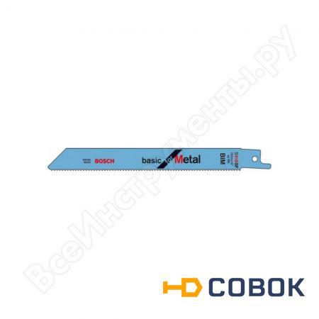 Фото Пилки S918 BF 5 шт. для ножовок (150х16х0,8 мм; BIM) Bosch 2608651781