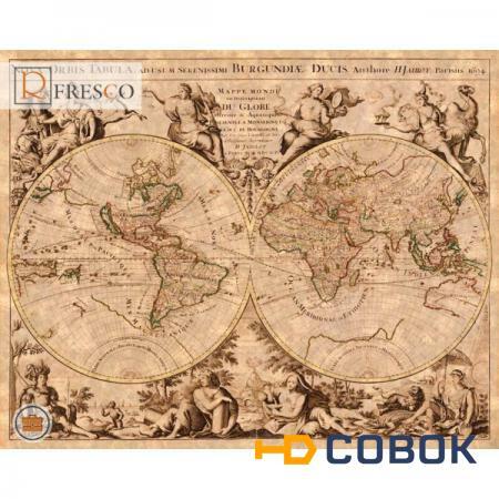 Фото Фреска Renaissance Fresco Maps (12052)