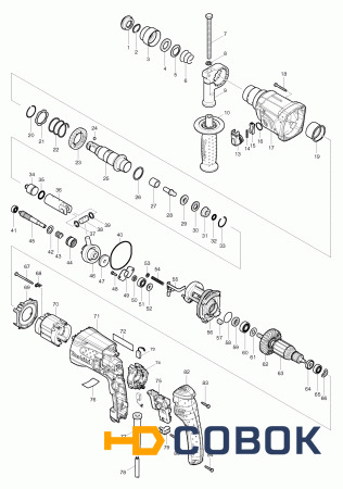 Фото Держатель MAKITA HR2230 кабеля