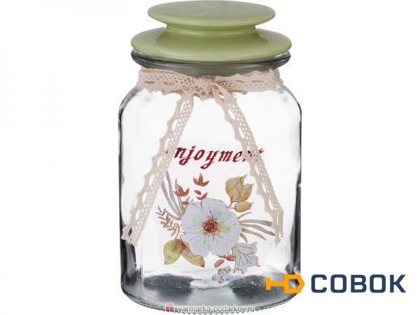 Фото Банка для сыпучих продуктов 11х11х13 см