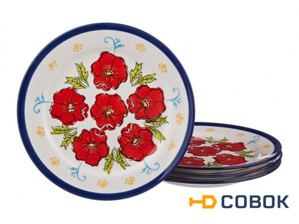 Фото Набор тарелок из 4 шт. диаметр=20 см. Hebei Grinding (536-061)