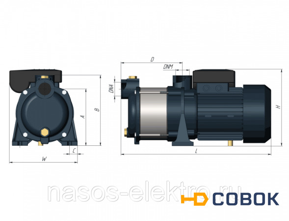 Фото Насосы UNIPUMP серии MH 600С