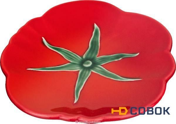 Фото Тарелка десертная томат диаметр 15 см без упаковки