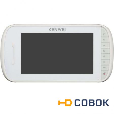 Фото Kenwei KW-E703FC-W200 белый - монитор видеодомофона