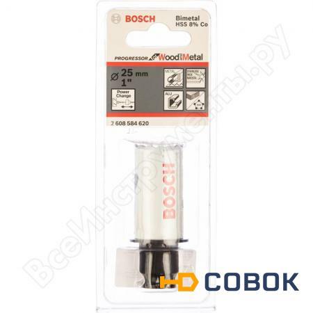 Фото Коронка биметаллическая Progressor (25 мм; 40 мм; HSS) Bosch 2.608.584.620