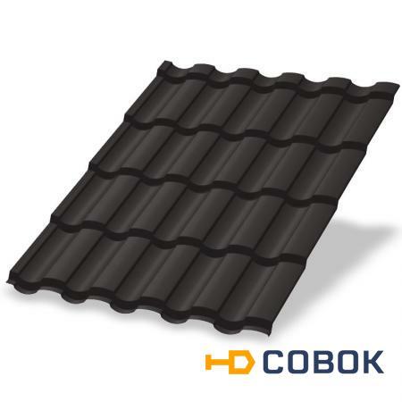 Фото Металл Профиль Металлочерепица МП Монтекристо-M NormanMP (ПЭ-01-RR32-0.5)