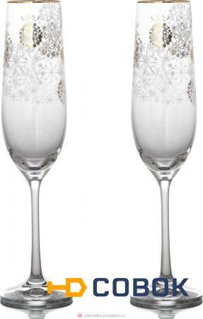 Фото Набор бокалов для шампанского из 2 шт