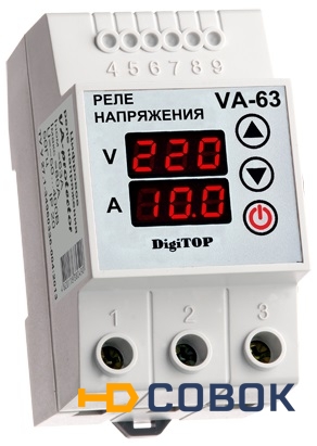 Фото VА-63 Реле напряжения DigiTOP VA-protector 63A