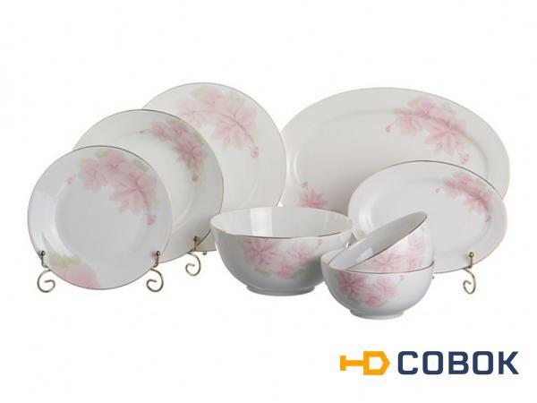 Фото Столовый сервиз на 6 персон 23 пр."нежность" Porcelain Manufacturing (440-004)